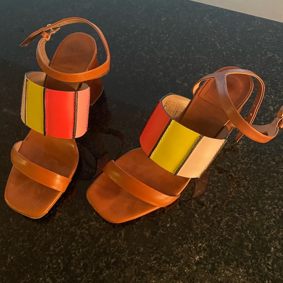 Paul Smith Color Block Heeled Sandal - Picture 2 of 10